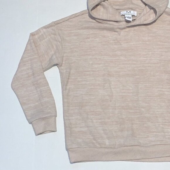 𝅺MAGASCHONI light pink long sleeves hooded sweater size small - Picture 3 of 11